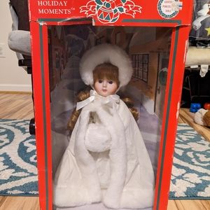 Genuine porcelain doll Holiday Moments